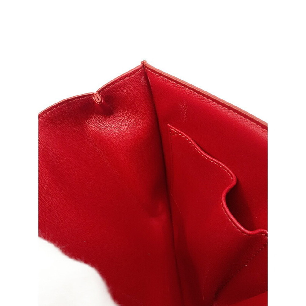 Celine Classic Flap Shoulder Bag Red - Picture 4 of 9